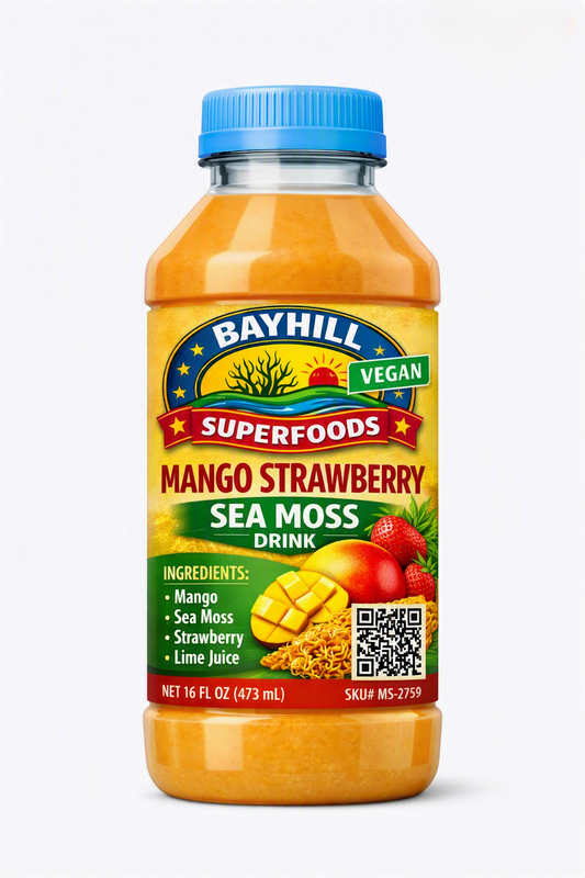Mango Strawberry Sea Moss Drink