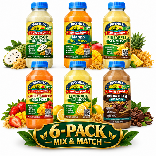 Sea Moss Drink 6-Pack Variety Mix & Match